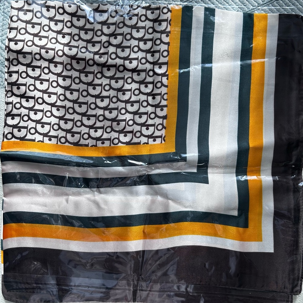 Black and Gold Scarf